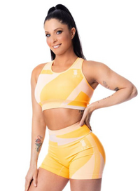 sandstone orange sports bra