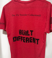Red 'Built Different' T-Shirt