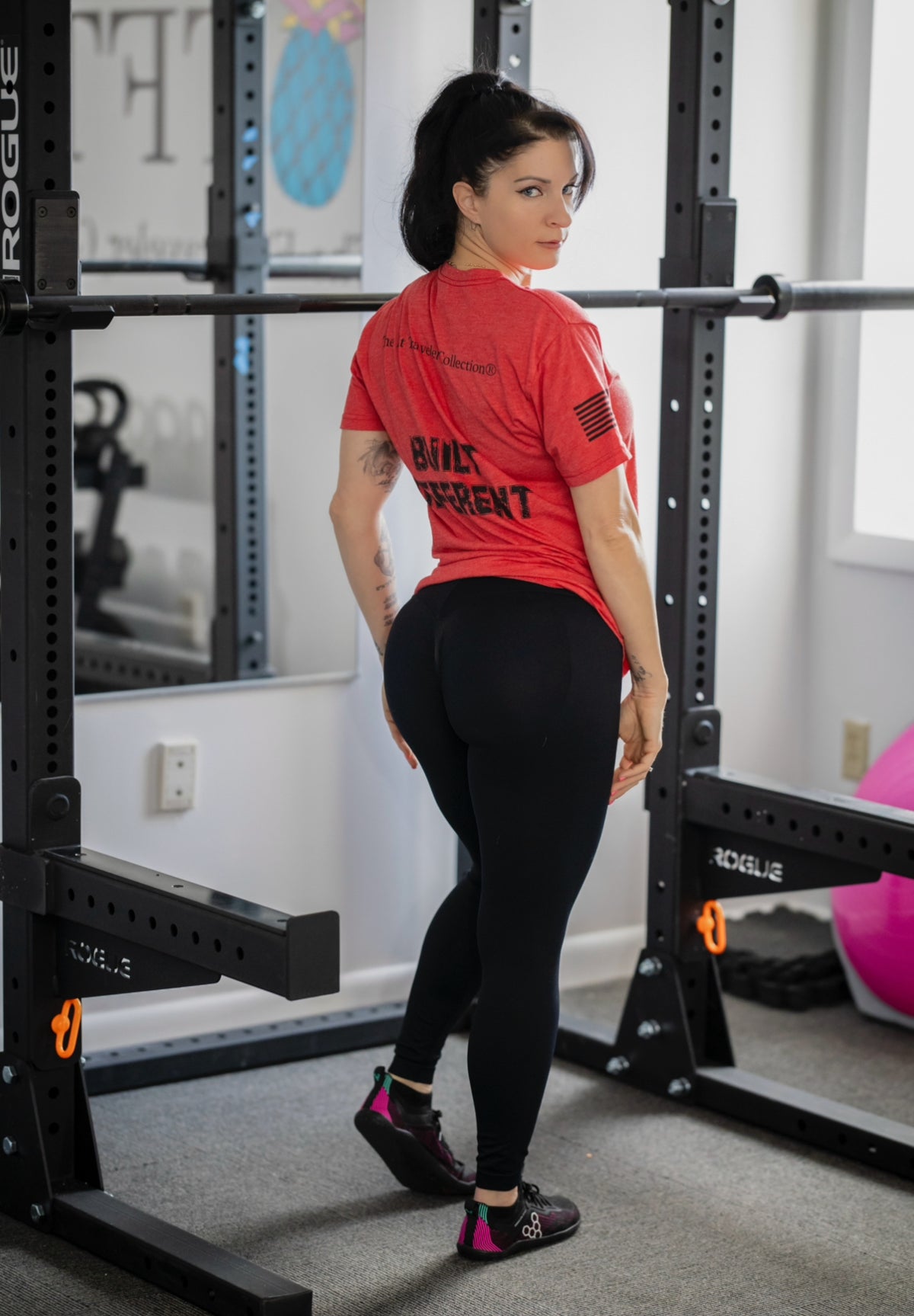 Red 'Built Different' T-Shirt