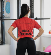Red 'Built Different' T-Shirt
