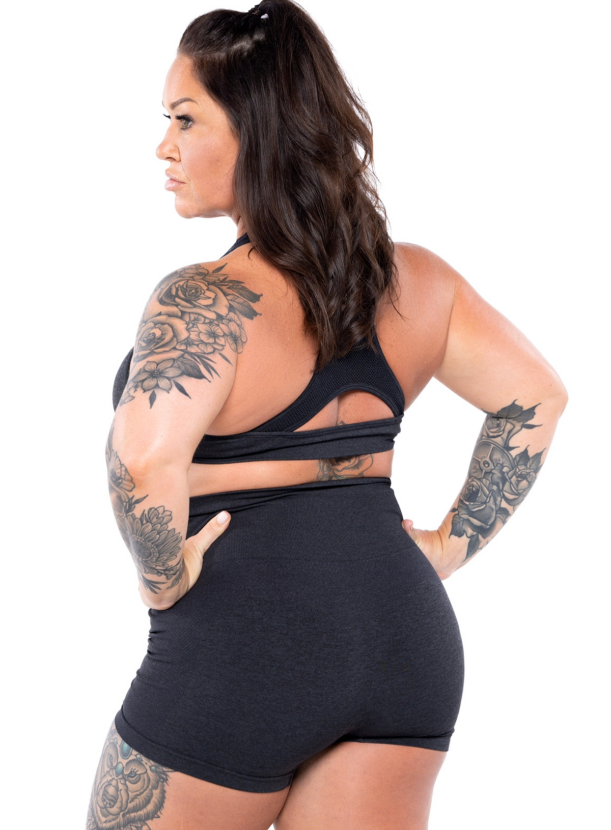 Black Sammy Booty Shorts  The Fit Traveler Collection – The Fit Traveler  Collection