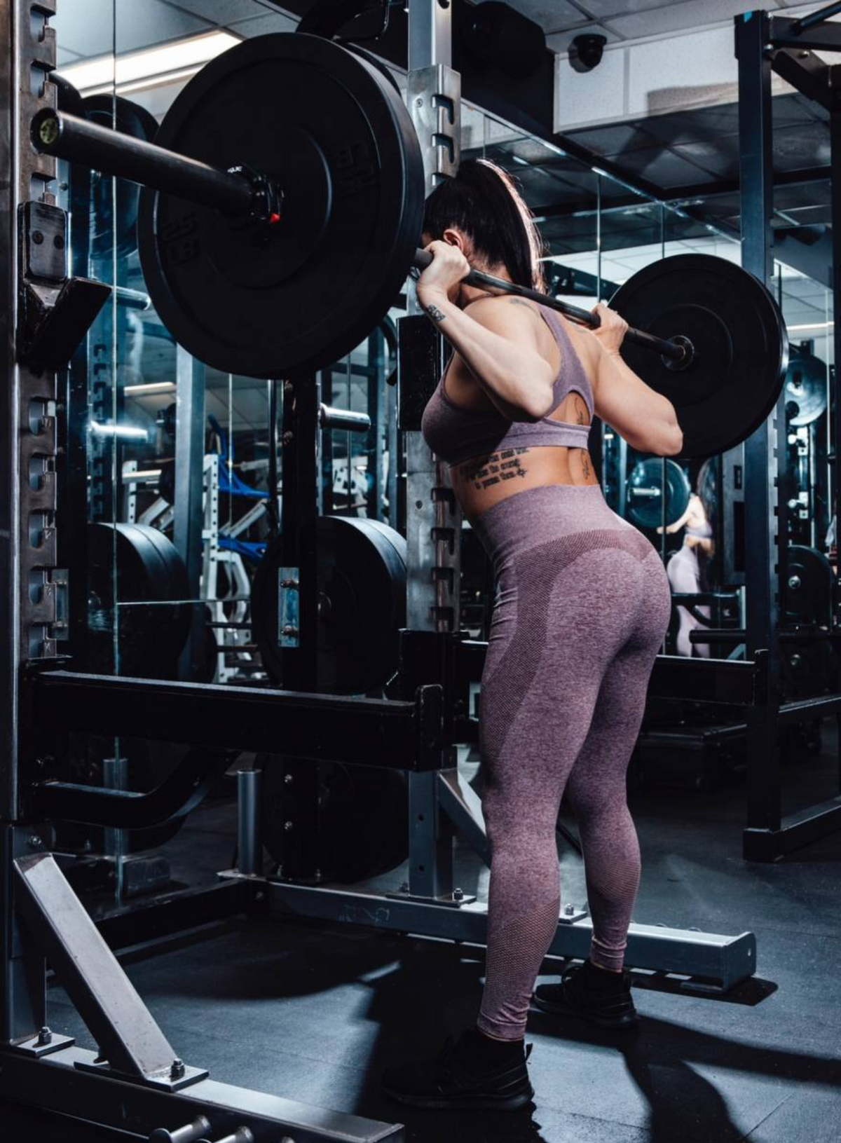 sammy garnet leggings at gym