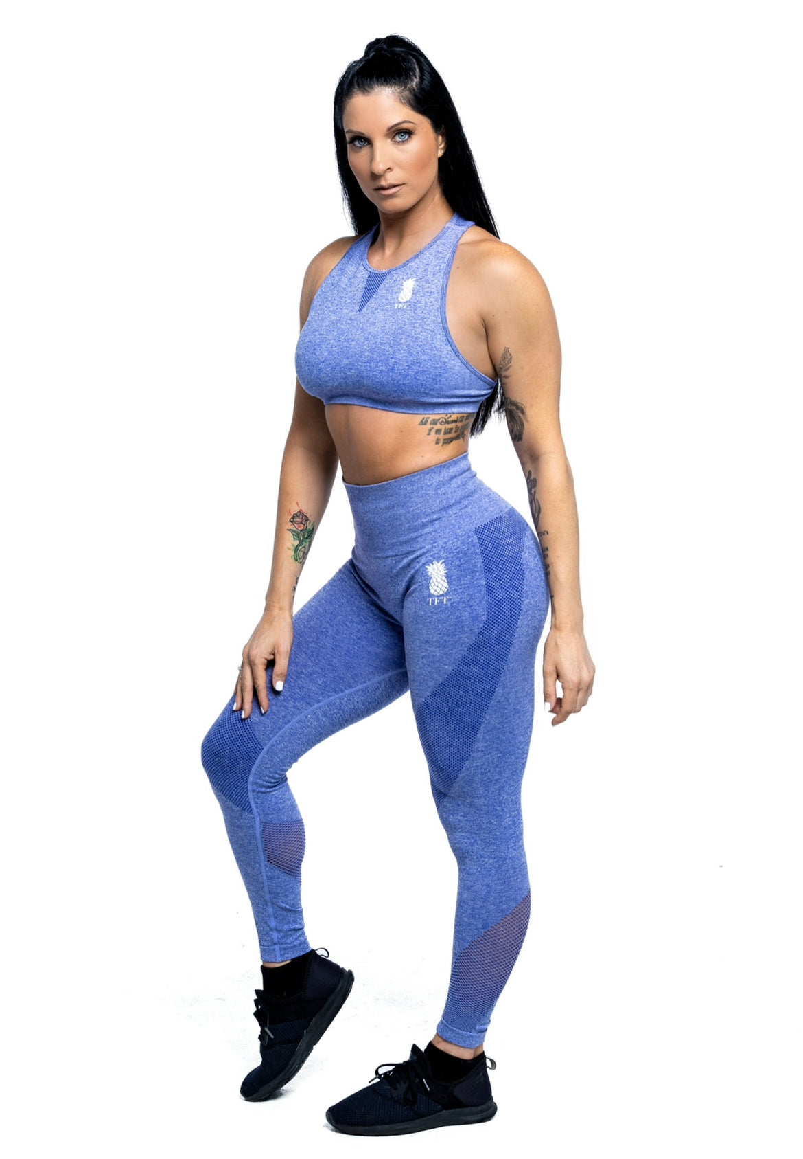 Sammy Collection Blue Sports Bra and Leggings